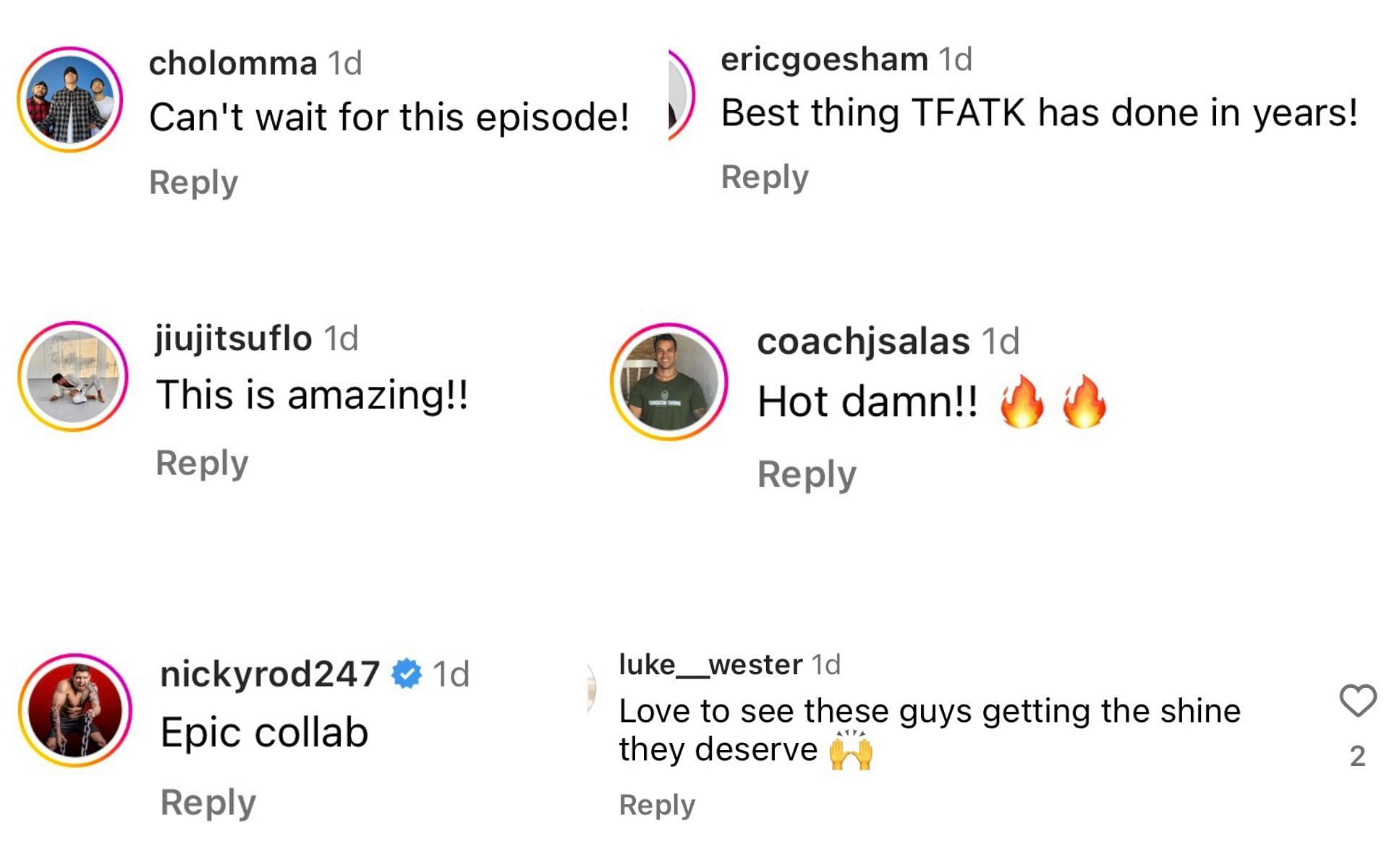 Instagram comments